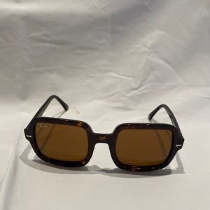 70s style chocolate brown Ray Bans